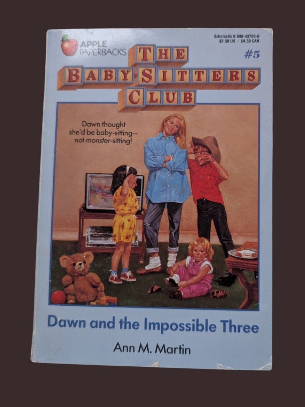 5/$20 The Baby-Sitters Club #5 Dawn and the Impossible Three Vintage Scholastic